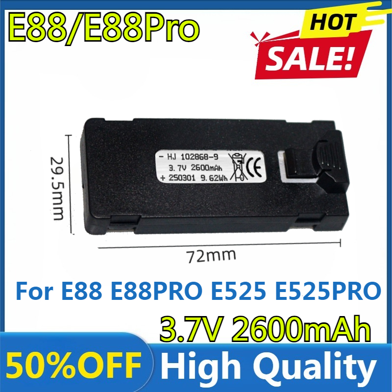 Drone Battery Balance Charger - Bateria e88 3.7v 2600mah para e88