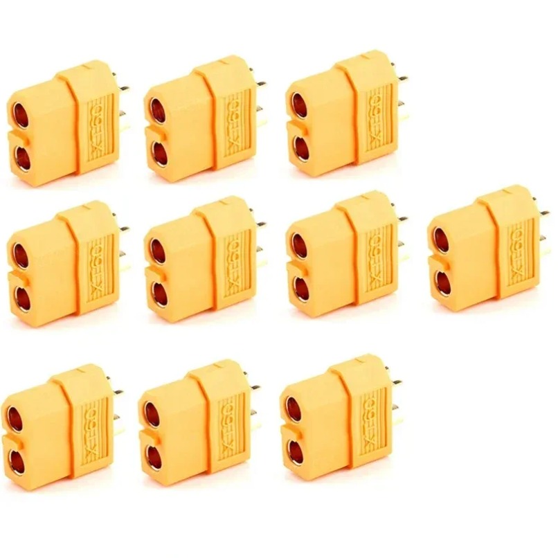 Drone Battery Connector - Conectores XT60 Macho e Fêmea (10
