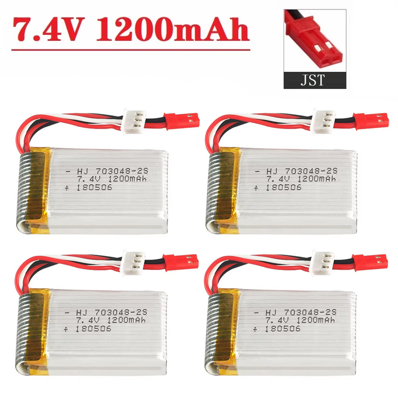 Drone Battery Plate - Bateria Lipo 2S 7,4V 1200mAh 703048