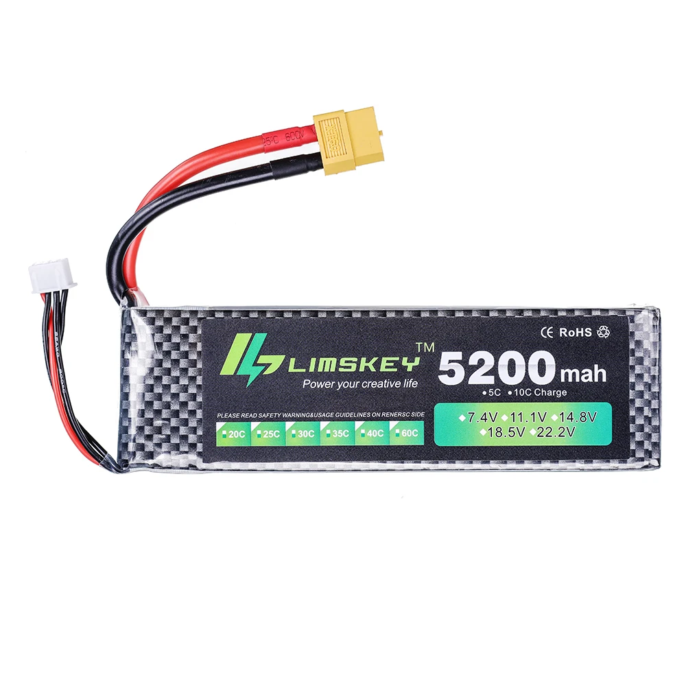 Limskey bateria de energia 7.4 - Drone Battery Lipo avaliação e preço