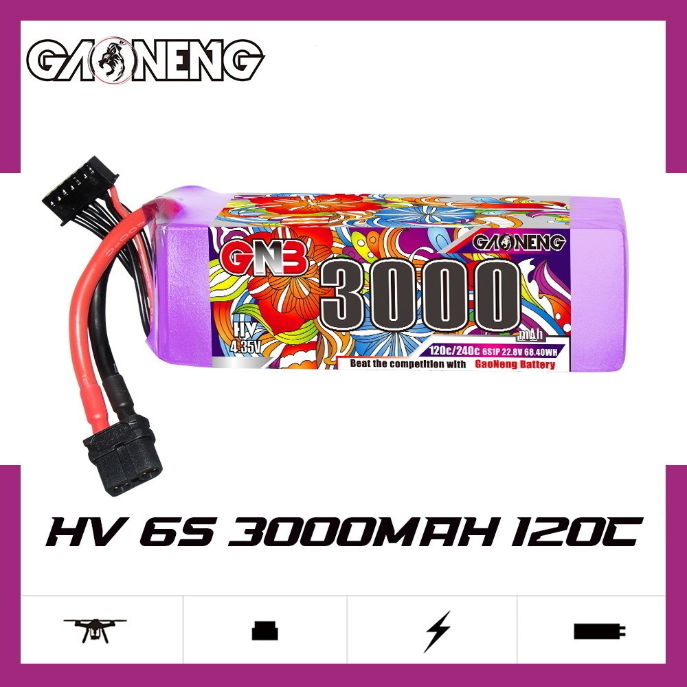 Bateria lipo gnb 6s 22.8v 3000 - Drone Battery Plate avaliação e preço