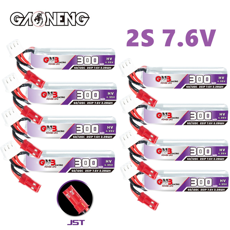 GAONENG GNB 2S 7.6V 300mAh 60C - Drone Battery Plate avaliação e preço